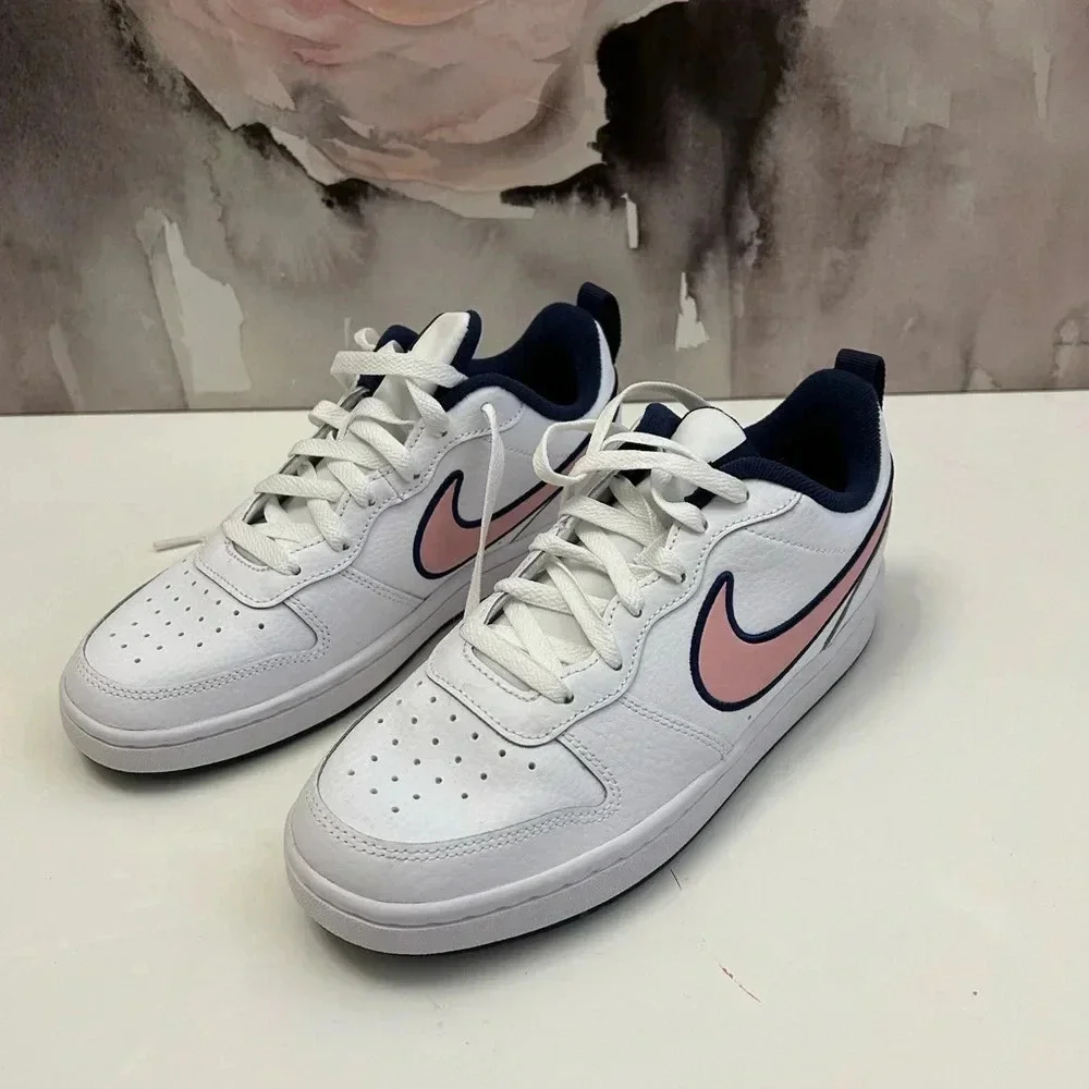 ! NIKE ~ Kids' Court Borough 2 Low Top Sneaker Big Kid (NWT)